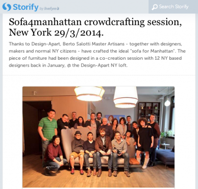 Design-Apart and Berto cocreation in New York